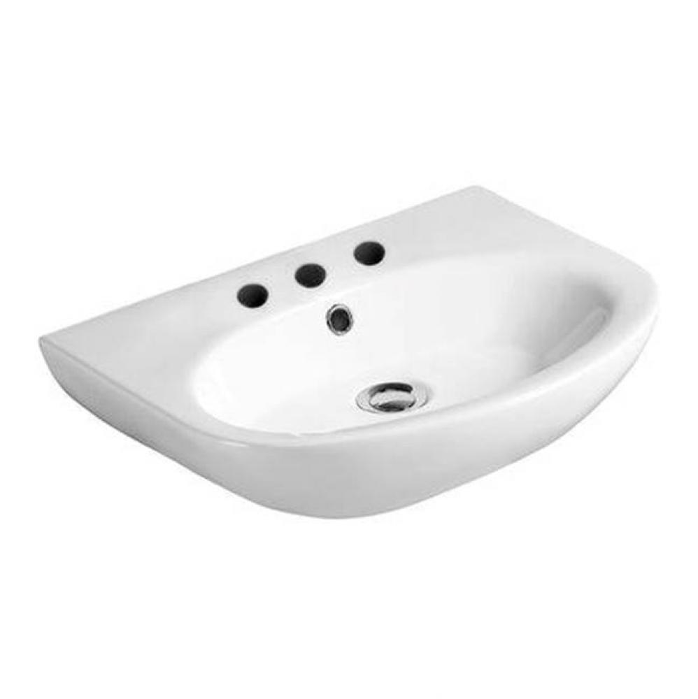 Infinity 500 Wall-Hung Basin6&apos;&apos; cc, White