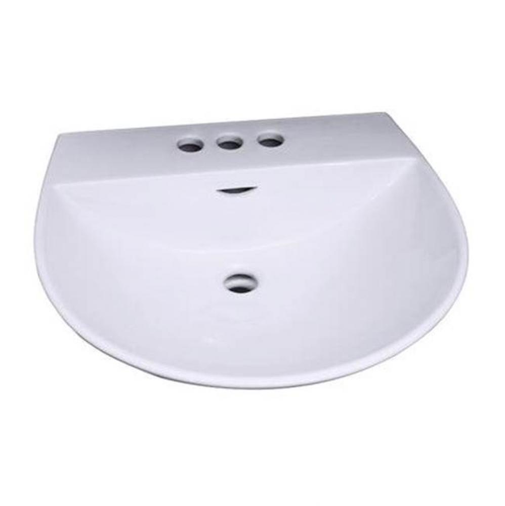 Reserva 550 Wall-Hung Basin 4&apos;&apos; cc, White