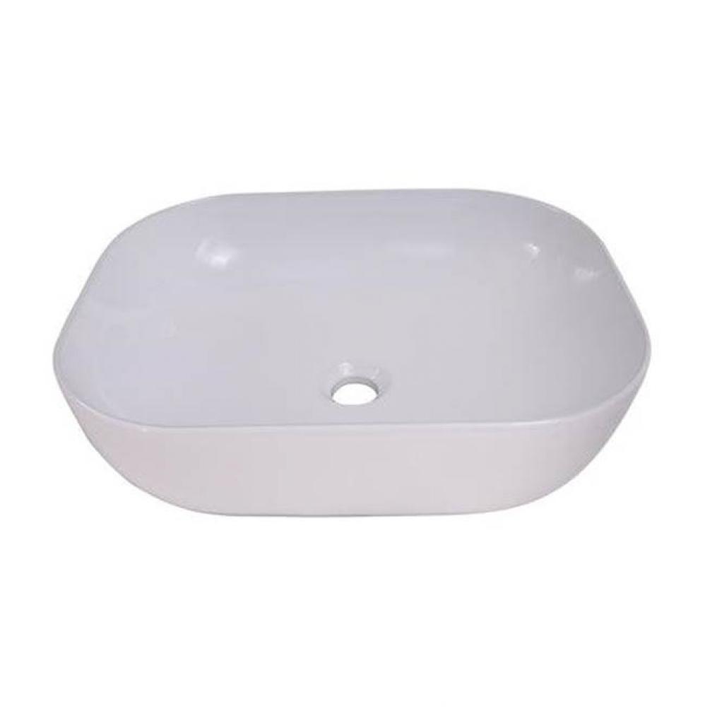 Kendra 19-1/2&apos;&apos; &#xa0;Rect AboveCounter Basin, White