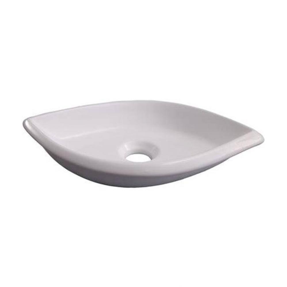 Kai Above Counter Basin 16&apos;&apos;,No Faucet Holes, WH