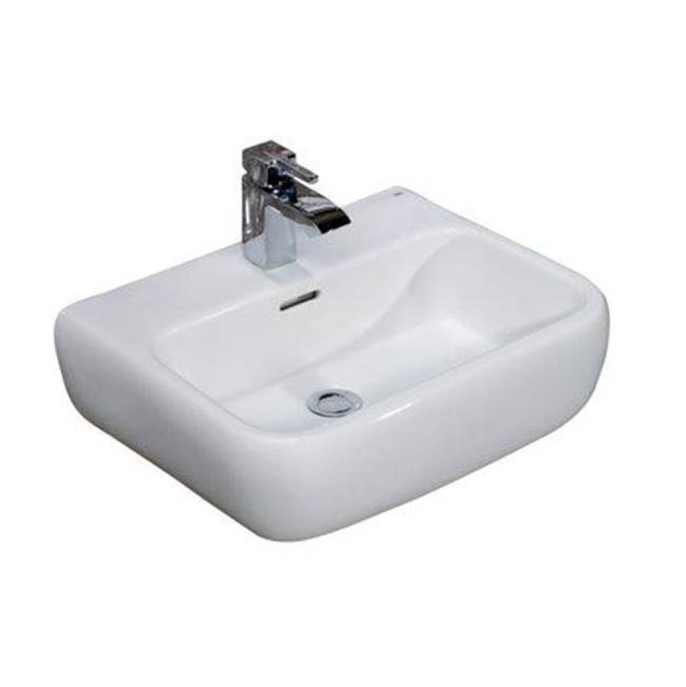 Metropolitan 420 Wall-HungBasin 4&apos;&apos;, Centerset, White