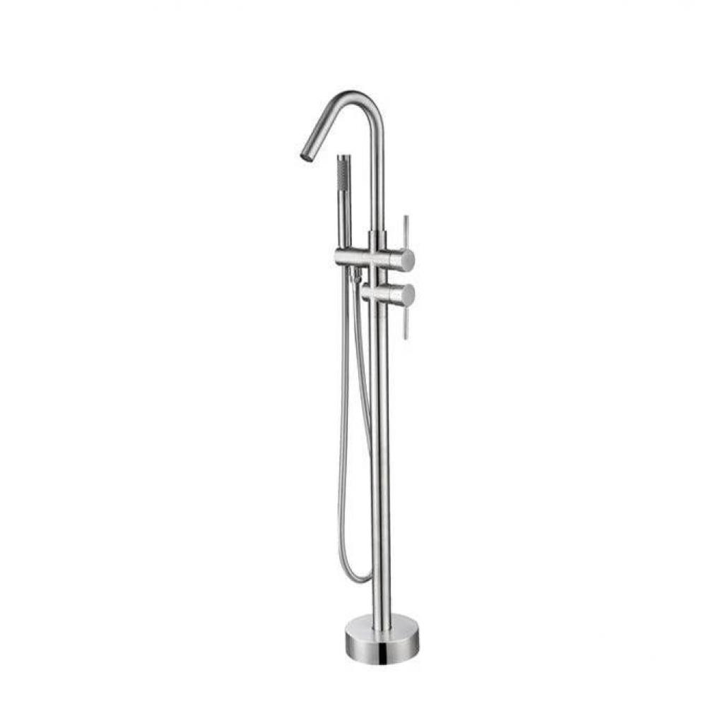 Flynn Freestanding Faucet  (Brass),W/Handshower,CP