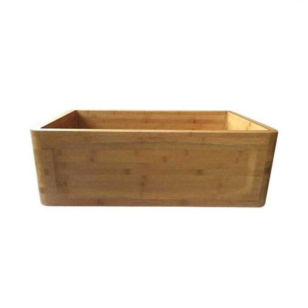 Poco 30&apos;&apos; Single Bowl KitchenSink,Frame design, Bamboo