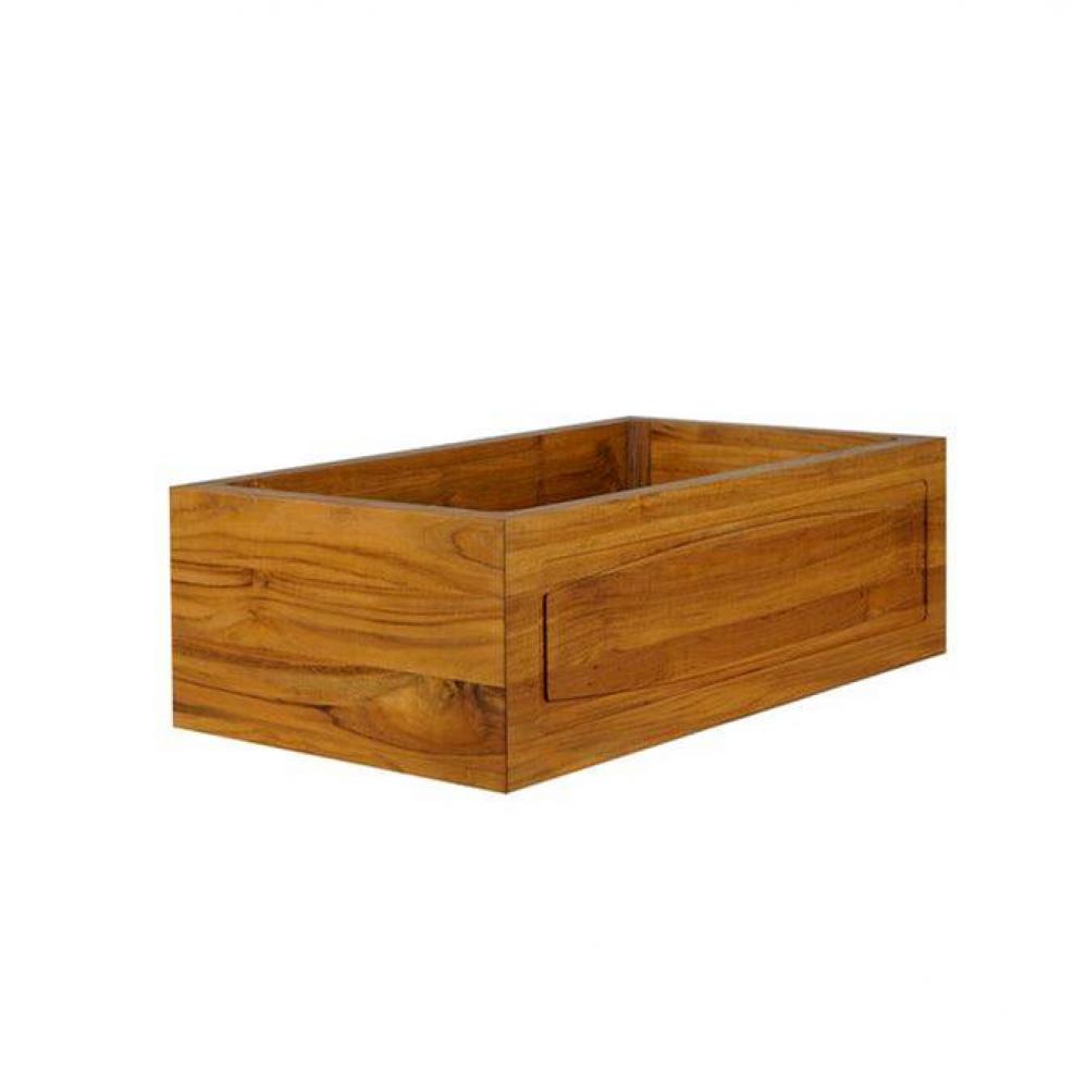 Luana 33&apos;&apos; Single Bowl FarmSink,Arch Frame, Teak