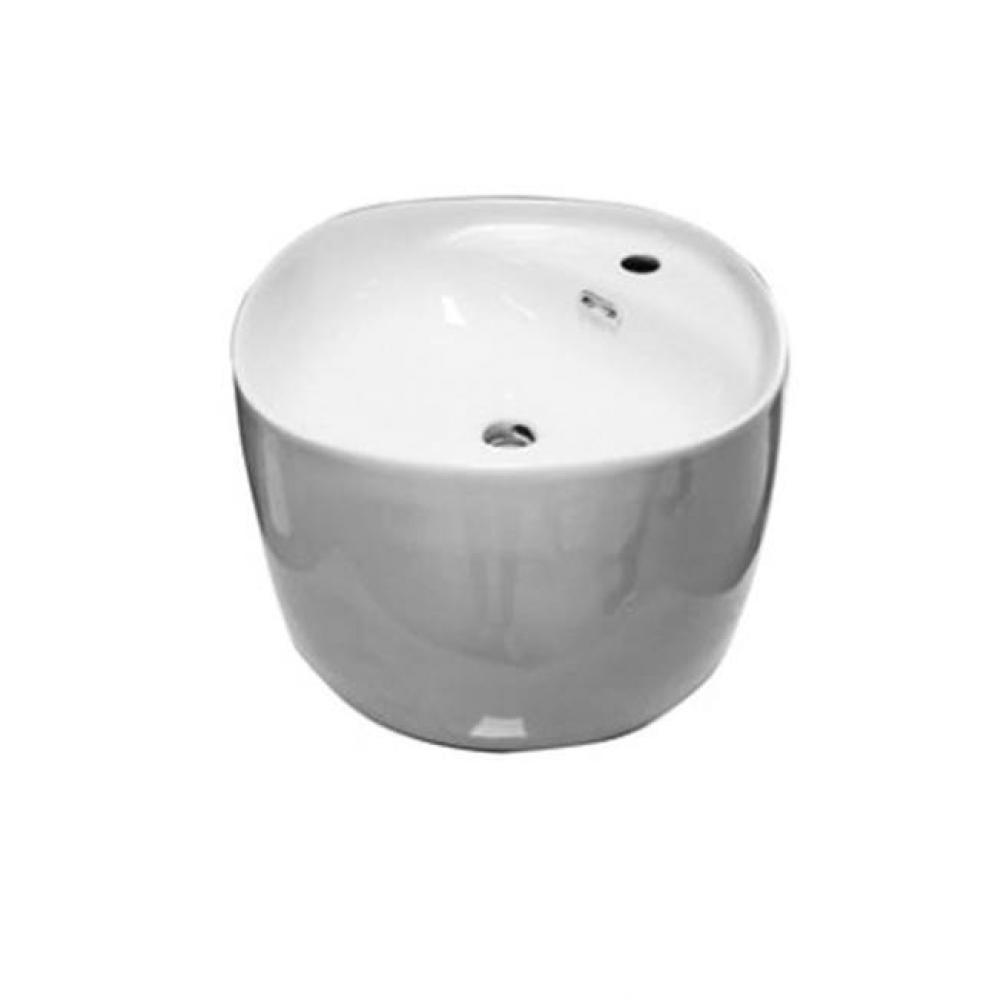 Wharton 17&apos;&apos; Wall Hung Basin, White