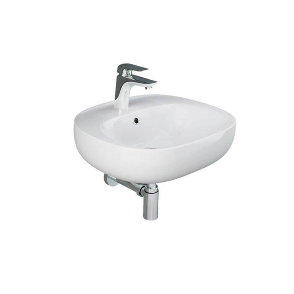 Illusion 500 Wall-Hung Basin With 4&apos;&apos; Centerset