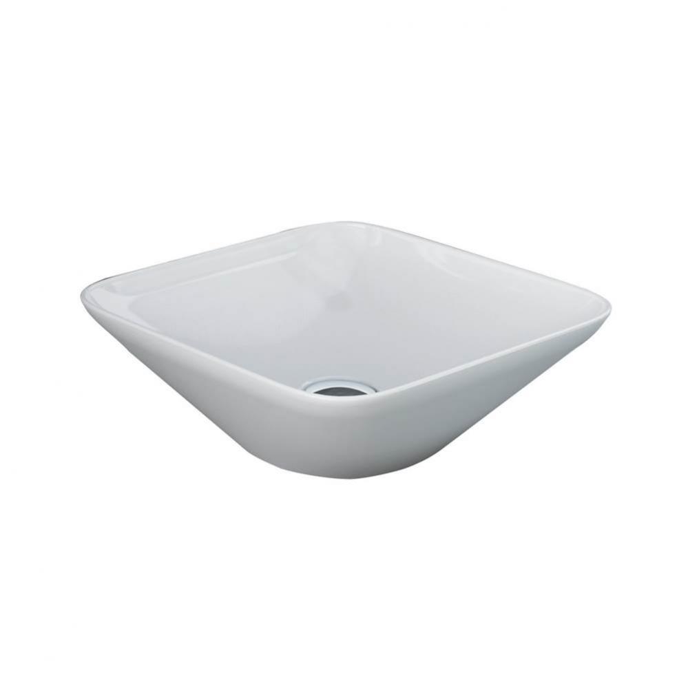 Variant 14&apos;&apos; x 14&apos;&apos; SquareCounter Top Basin in White