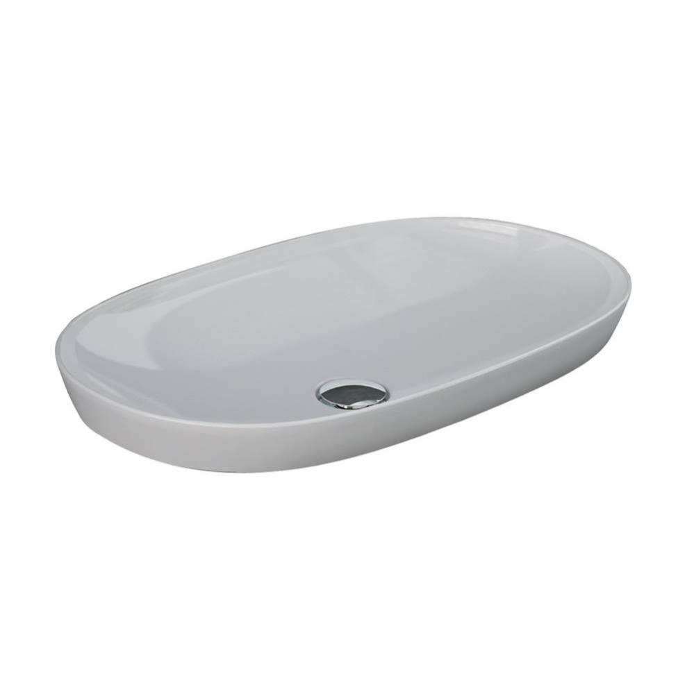 Variant 19-3/4&apos;&apos; x 14&apos;&apos; OvalDrop-In Basin in White