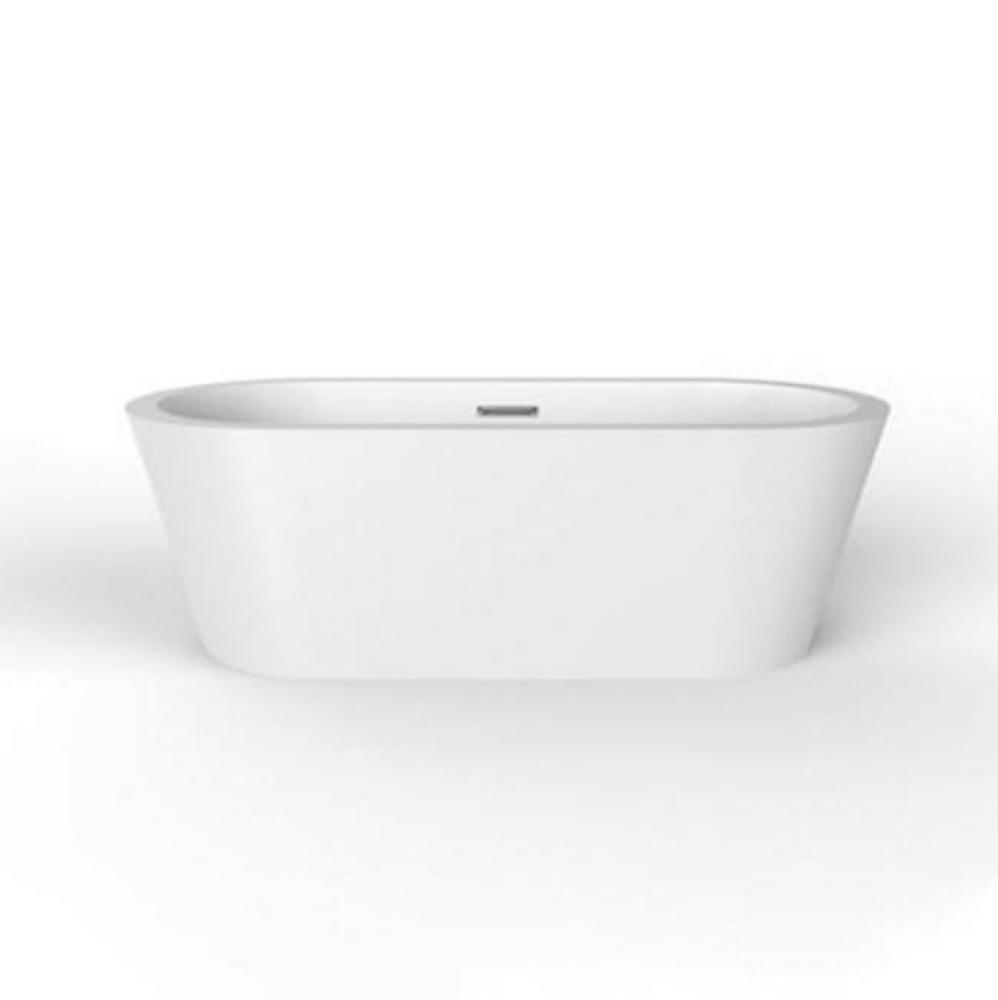 Rosario 70&apos;&apos; Freestanding AC WH Tub,W/Internal Drain &amp; OF MB