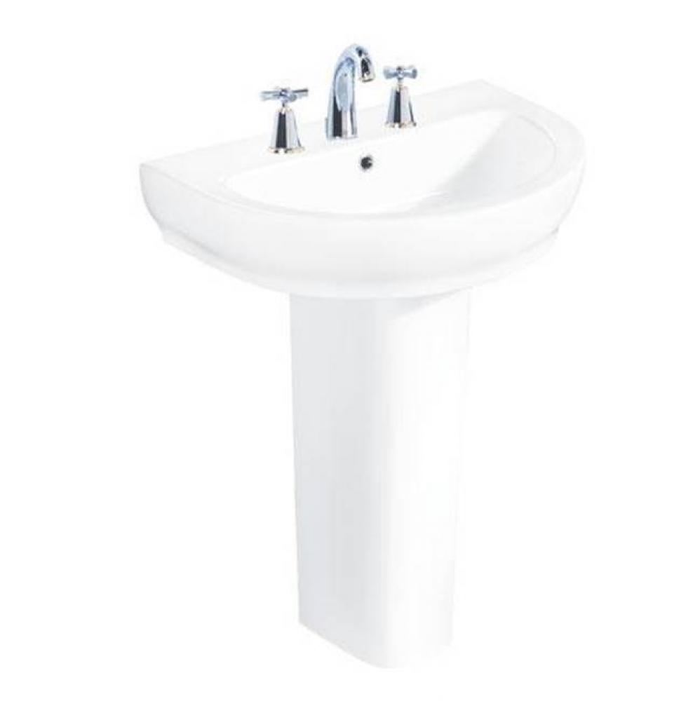 Harmony 650 Basin only,White-4&apos;&apos; Centerset