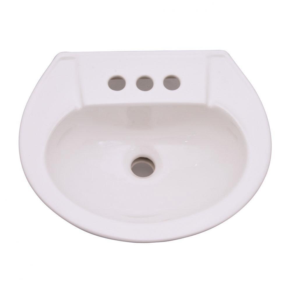 Hampshire 450 Basin, 4&apos;&apos;cc, White