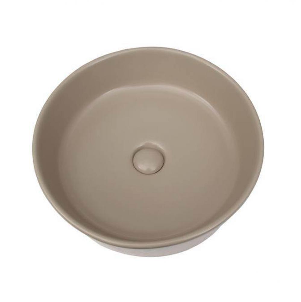 Harmony 16-1/2&apos;&apos; Round Above Counter Basin,Matte Tan