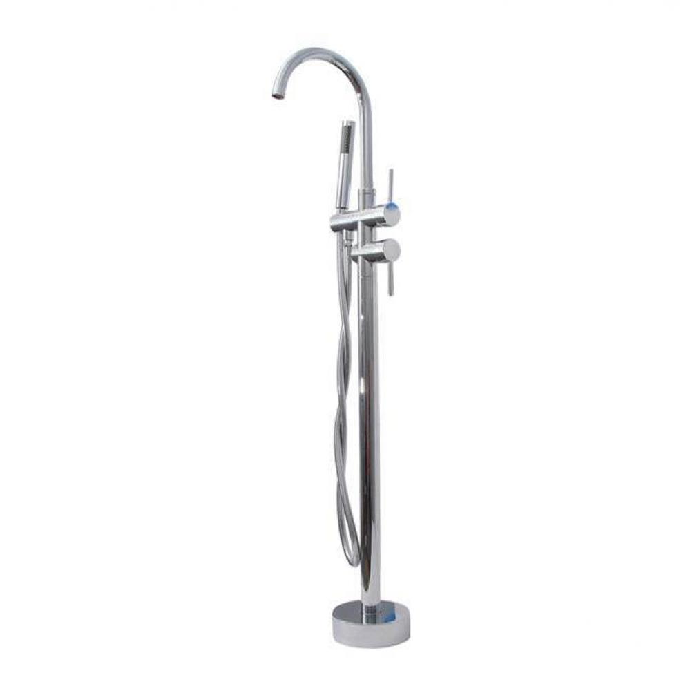 Elora Freestanding Faucet  (Brass),W/Handshower,CP