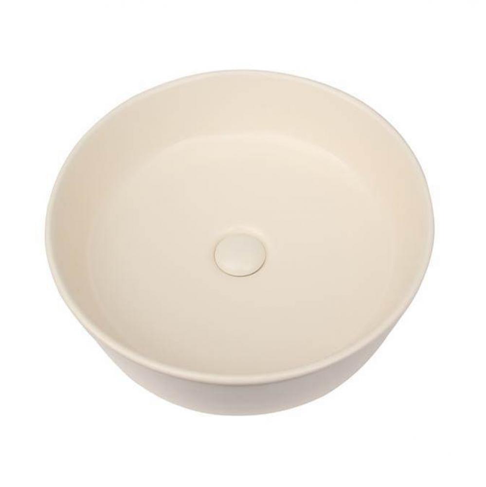 Harmony 16-1/2&apos;&apos; Round Above Counter Basin,Matte Cream