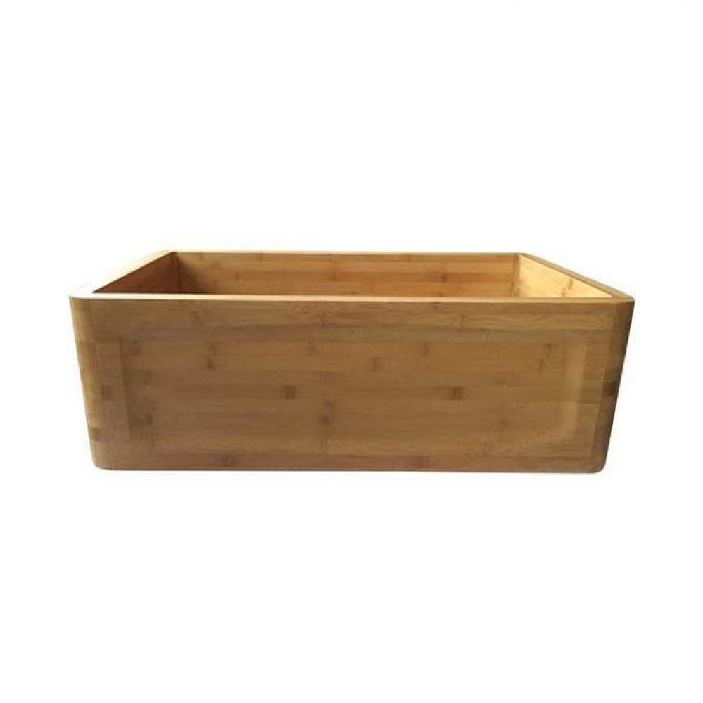 Poco 33&apos;&apos; Single Bowl KitchenSink,Frame design, Bamboo