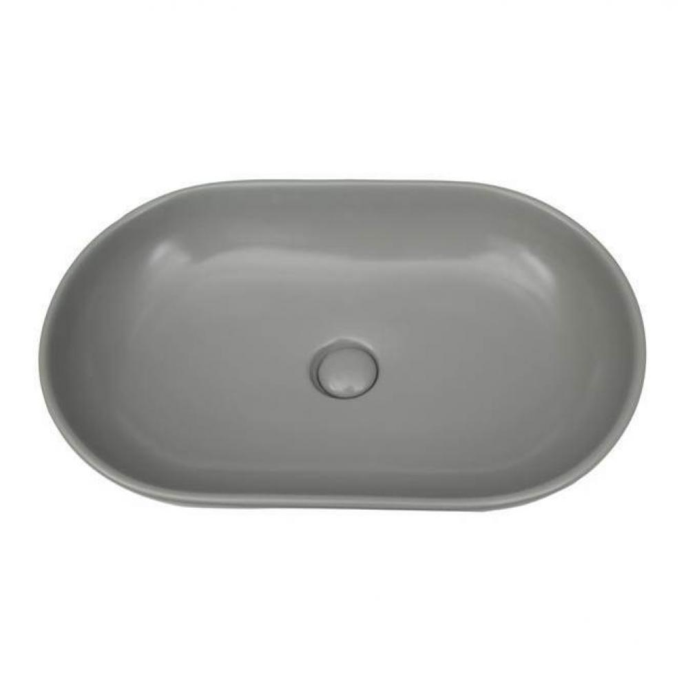 Harmony 21-3/4&apos;&apos;Oval Above Counter Basin,Matt Light Green