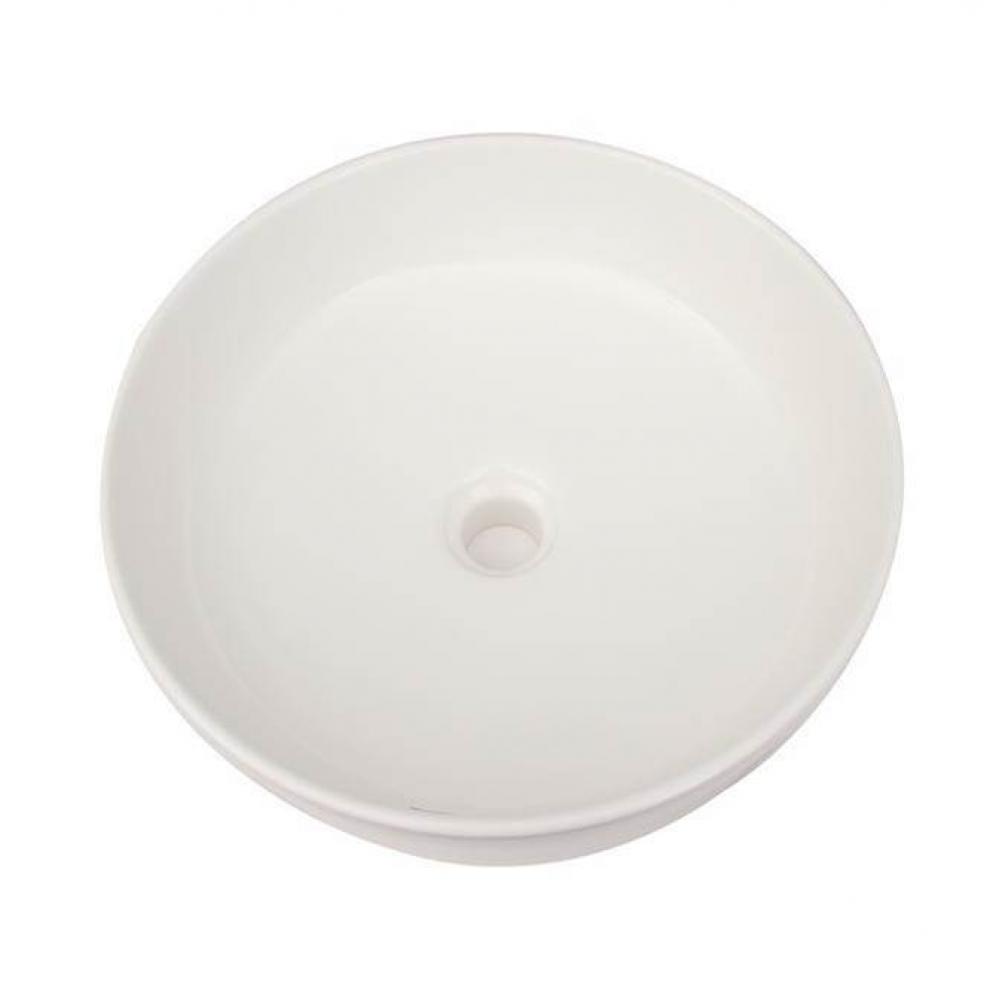 Harmony 16-1/2&apos;&apos; Round AboveCounter Basin, Matte White