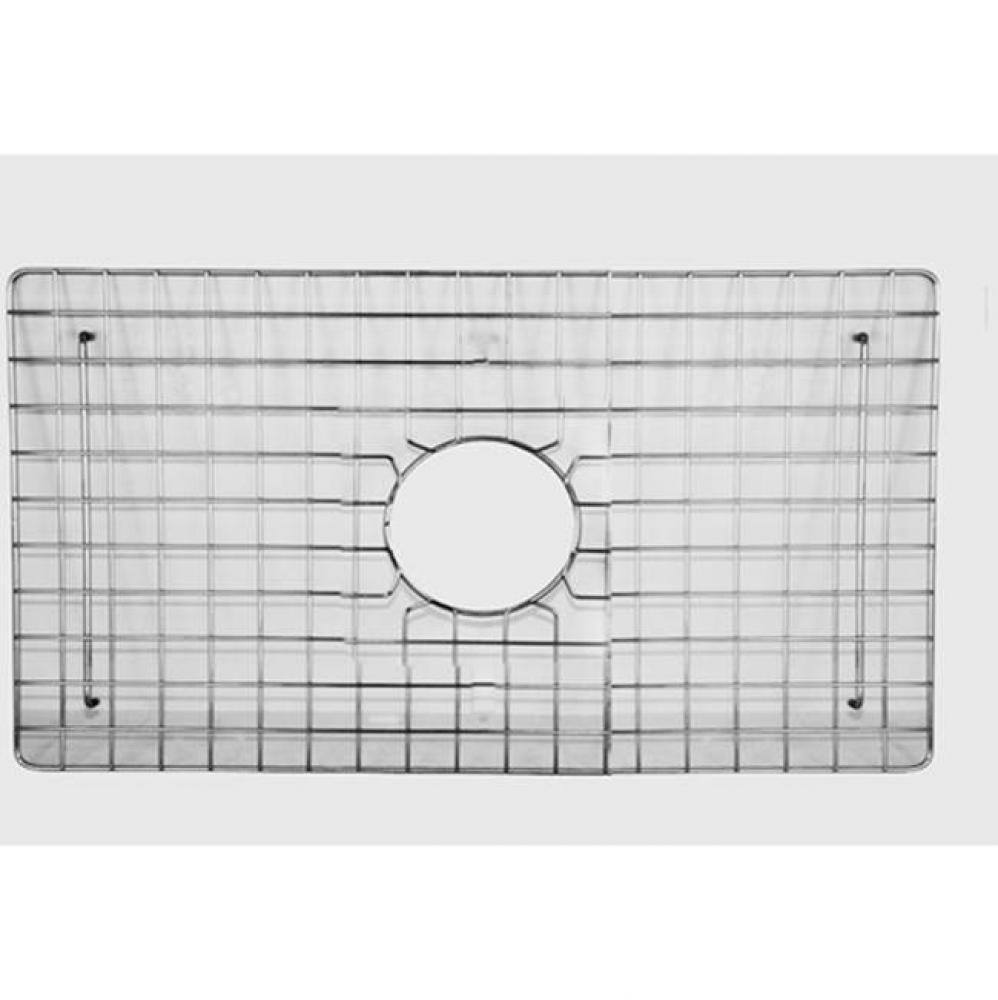 Wire Grid  Center Drain Sink Stainless Steel