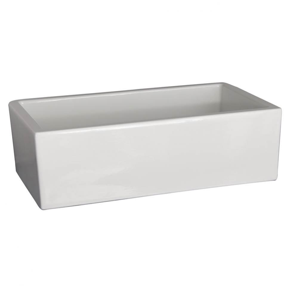 Gwen 33&apos;&apos; Single Bowl Farmer Sink, White