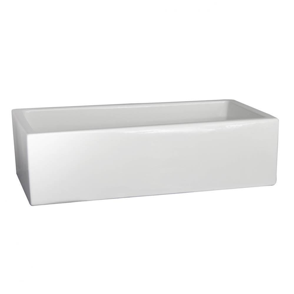 Hayley 36&apos;&apos; Single Bowl Farmer Sink, White