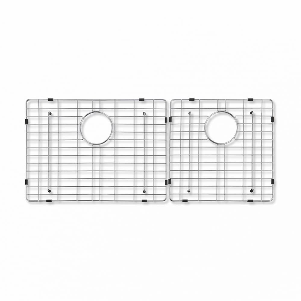 Corazon SS 60/40 Dbl Wire Grid Set2,17-1/8&apos;&apos;/10-3/8&apos;&apos; X15-3/8&apos;&apos;D