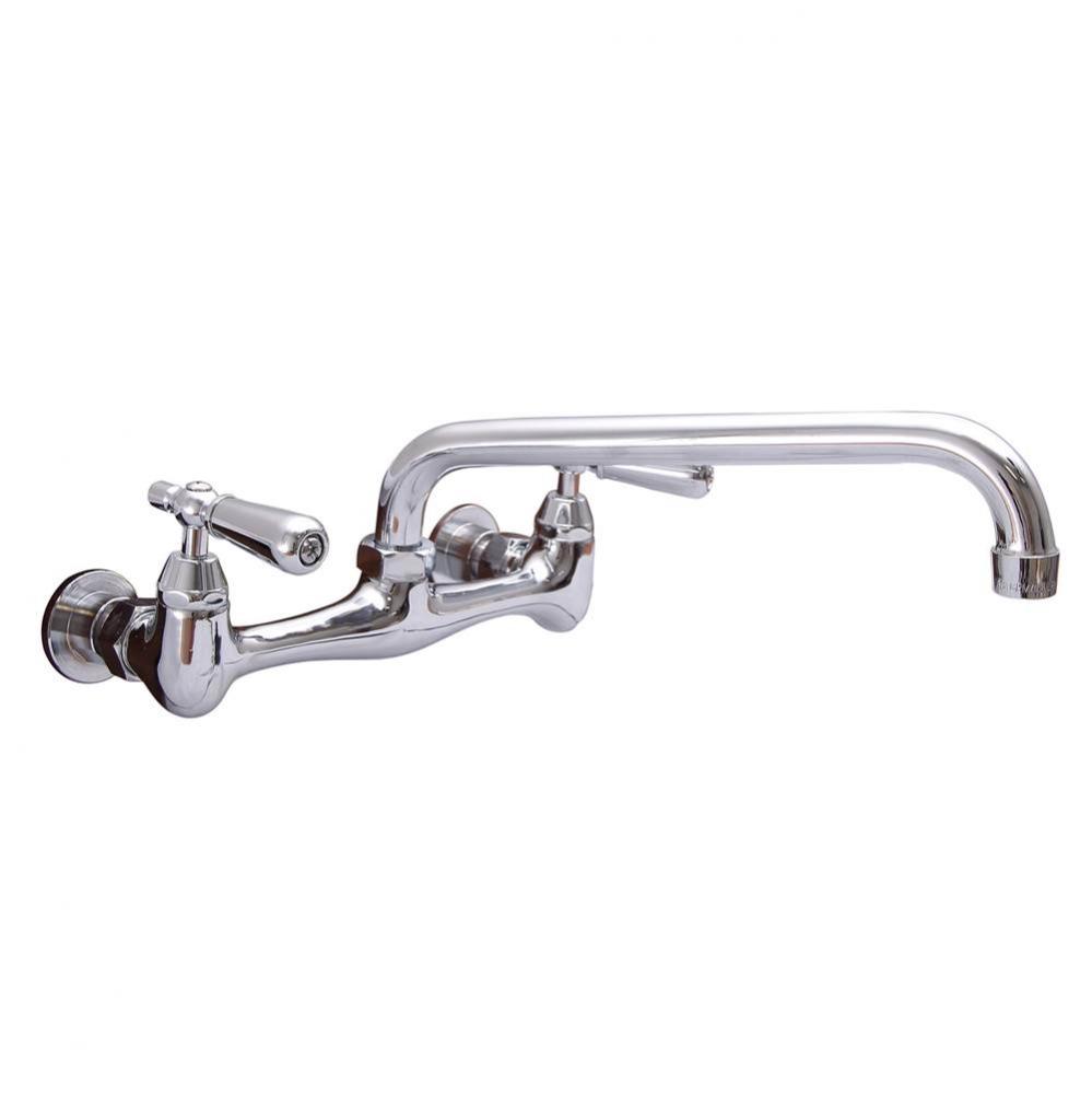 Dollie Wall Mount,Lever Handle 10&apos;&apos; Spout w/ceramic Disc, CP