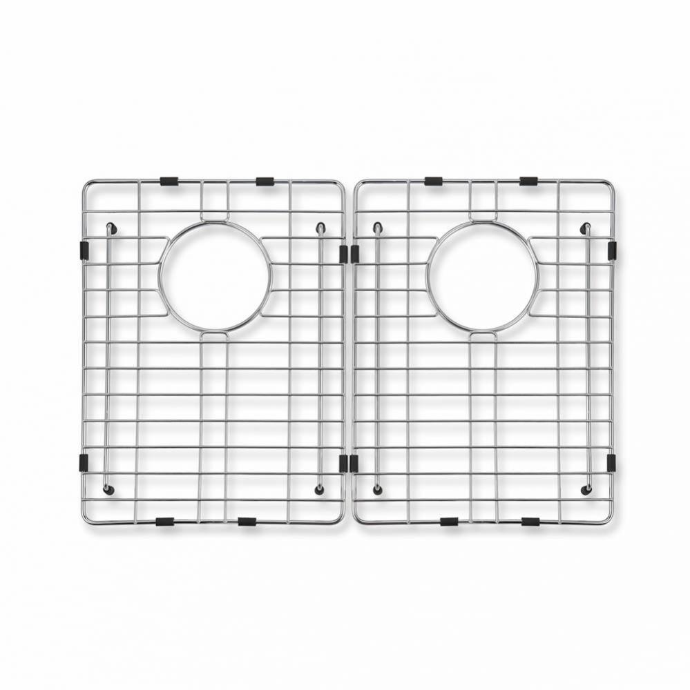 Jenessa SS 50/50 Dbl Wire Grid Set2, 14-5/8&apos;&apos; X 17-5/8&apos;&apos;D