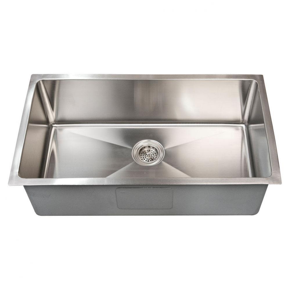 Fabyan 32&apos;&apos; SS Single BowlUndermount Kitchen Sink