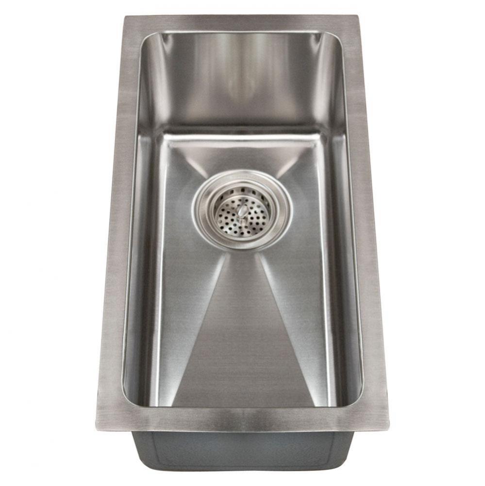 Paule 15&apos;&apos; SS Narrow Undermount Prep Sink