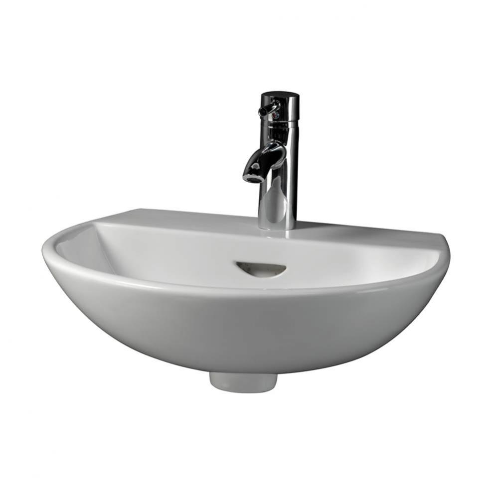 Reserva 450 Wall-Hung Basin 8&apos;&apos; WS, White