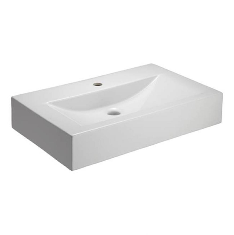 Sonja Above Counter Basin, 8&apos;&apos;cc, &#xa0;Fire Clay, &#xa0;White