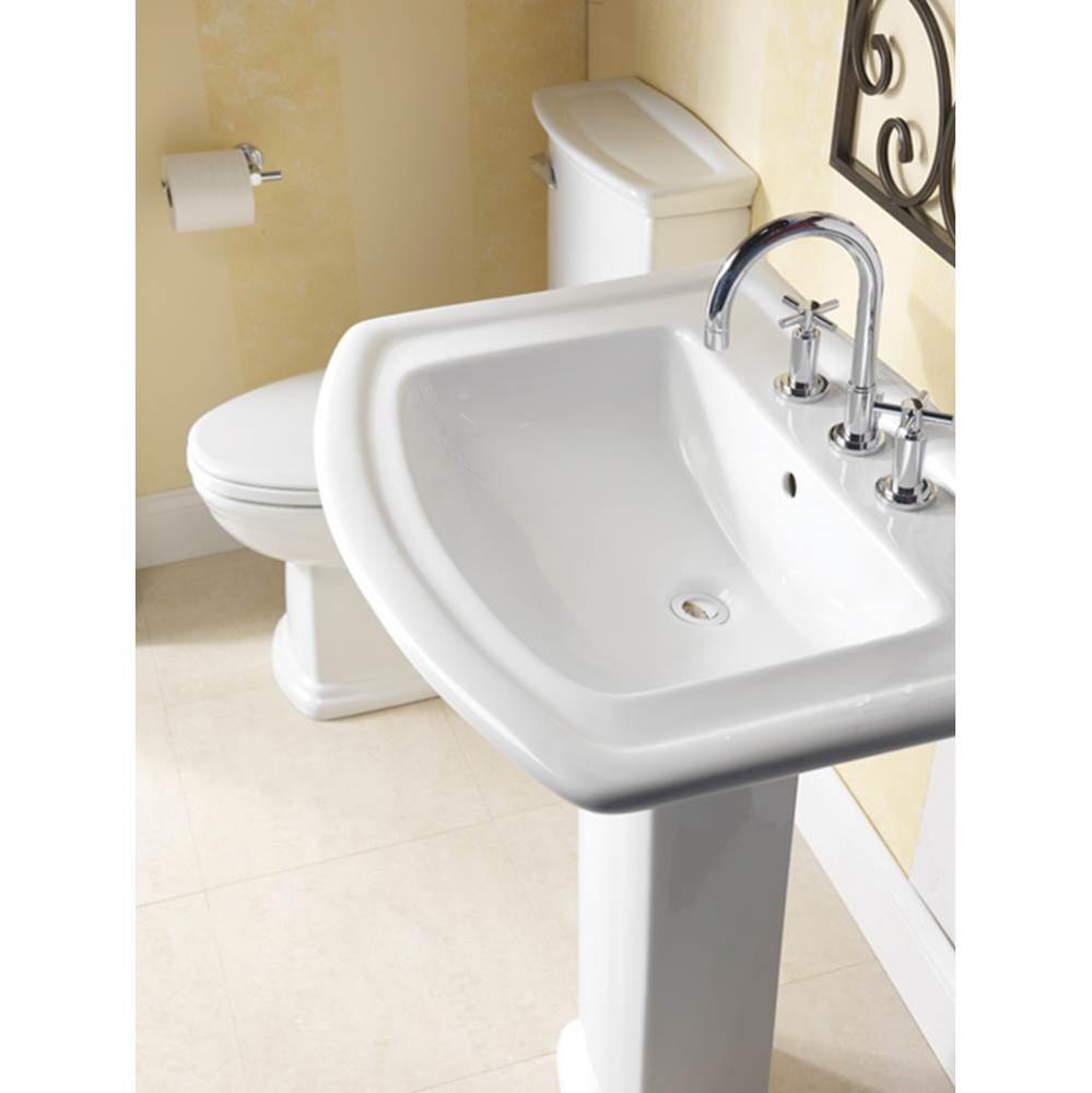 Washington 550 Basin, 4&apos;&apos;cc, White