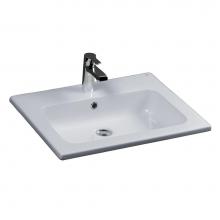 Barclay 4-158WH - Cilla 24'' Drop-In Basin8'' cc, White