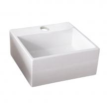 Barclay 4-382WH - Mini Nova Wall-Hung Basin 1-Hole, White