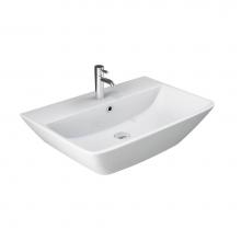 Barclay 4-778WH - Summit 600 Wall Hung Basin8'' Widespread, White