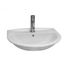 Barclay 4-834WH - Karla 550 Wall-Hung Basin4'' cc, White