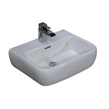 Barclay 4-911WH - Metropolita 420 Wall-HungBasin, 1-Hole, White