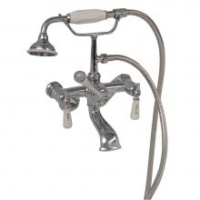 Barclay 4602-PL-CP - Elephant Spout Hand Shwr, w/ Swvl Mts, Porc Hdles, Chrome