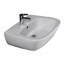 Barclay 4-1018WH - Elena 450 Wall Hung Basin8'' Widespread, White