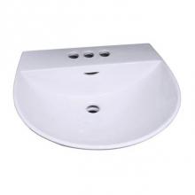 Barclay 4-344WH - Reserva 450 Wall-Hung Basin4'' Center Set, White