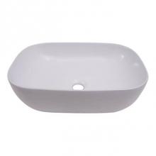 Barclay 4-431WH - Shasta 18-1/4'' Rect AboveCounter Basin, White