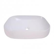 Barclay 4-436WH - Celino 520 Rectangular AboveCounter Basin, White