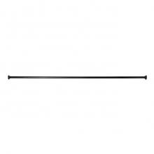 Barclay 4100-60-MB - 4100 Straight Rod, 60'', w/310  Flanges, Matte Black