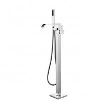 Barclay 7962-CP - Camari Freestanding Faucet  (Brass),W/Handshower,CP