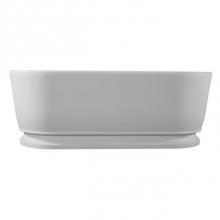 Barclay RTFN63-WH - Larrissa 63'' Freestanding BARstone Tub, Matte White