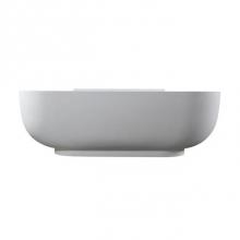 Barclay RTFN67-WH - Neal 67'' Oval Freestanding BARstone Tub, Matte White