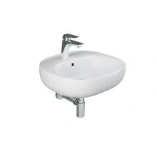 Barclay 4-1714WH - Illusion 500 Wall-Hung Basin 4'' Centerset, White