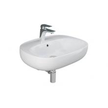 Barclay 4-1734WH - Illusion 600 Wall-Hung Basin 4'' Centerset, White