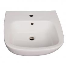 Barclay 4-938WH - Elena 600 Wall-Hung Basin8'' ws, White