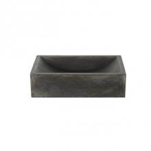 Barclay 5-321CDG - Eldon Rect Cement AboveCounter Basin,Dusk Gray